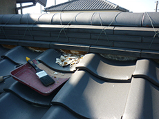 太陽光発電　漆喰　西尾市　吉良町　屋根　瓦　修理　葺き替え　板金　樋