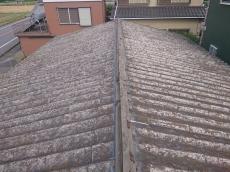 既設　屋根　棟　捲り