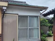 雨樋　軒樋　施工前　様子　雨水　オーバーフロー