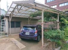 施工前様子　車庫
