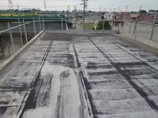 施工前　屋根　雨漏り　シート防水　様子