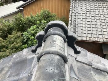 棟　のし瓦　瓦　補修　鬼瓦　空洞　なんばん漆喰　シルガード　埋め　雨仕舞　良好