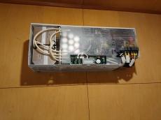 太陽光発電　新しい　パワーコンディショナ　設置　完了