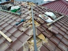 屋根　棟　ステンレス　棟金具　樹脂木　取付　7寸丸　乗せる
