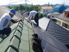 漆喰　板金　樋　太陽光発電　鳥　ｶﾗｰﾍﾞｽﾄ　塗装　ｶﾊﾞｰ工法　西尾市　吉良町　幡豆町　一色町　屋根　修理　瓦　葺き替え