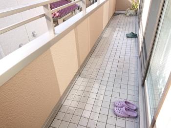ﾍﾞﾗﾝﾀﾞ　バルコニー　鳩糞　鳩巣　清掃　完了