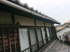 施工前　雨樋　様子　劣化