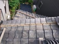ツボ丸　瓦　めくり　既設　葺き土　撤去