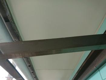 軒天ベニヤ施工完了です