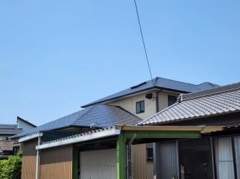 塗装　屋根　外壁　工事　完了
