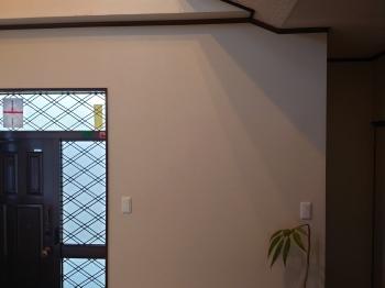 工事　完了　トイレ　扉　箇所　壁　クロス　張り　電気　ｽｲｯﾁﾌﾟﾚｰﾄ　新しい　取替え