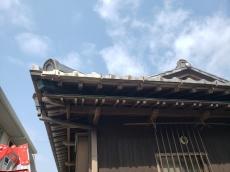 新しい　軒樋　金具　取付