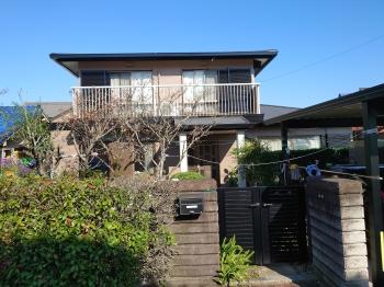 リフォーム　外装　外壁　塗装　建物　南側　外観