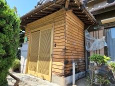塗り壁部　石ﾀｲﾙ部　解体　雨漏り