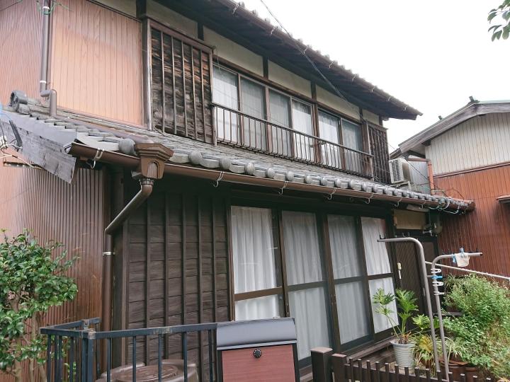 西尾市　屋根　下地　瓦　雨樋　修理　完了