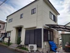 エアコン　配管ｶﾊﾞｰ　脱着　塗装　一部　ｶｰﾎﾟｰﾄ　脱着　足場　設置　塗装