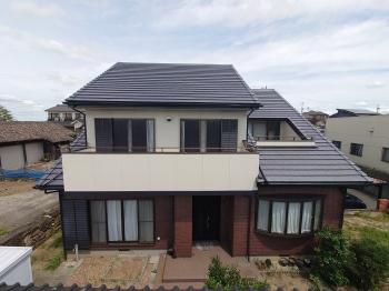 塗装　施工完了後　建物