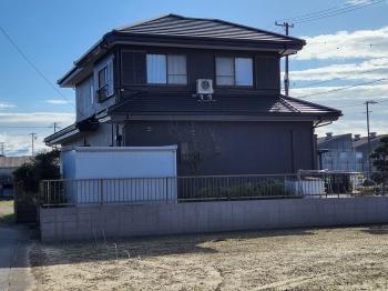 塗装　建物　全景　西側　外装リフォーム　外壁