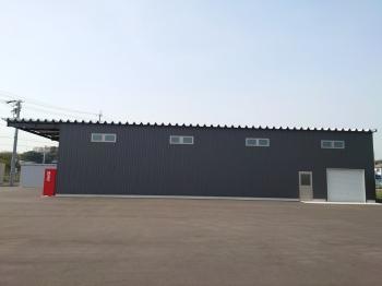 建物　全景　北　工事　完了