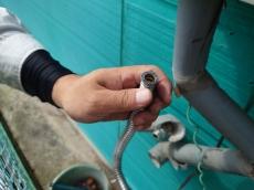 給湯器　廻り　配管　切り離し　既設　パッキン　劣化　新しい　交換