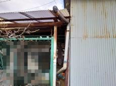 雨樋　施工前　様子　劣化　折れ