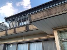 軒天　板金　張り中