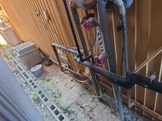 タンク　室内　配管　切り離し