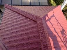1階屋根　ﾓﾆｴﾙ瓦　ｾﾒﾝﾄ瓦　屋根葺き替え施工前