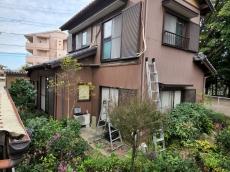 既設　アルミバルコニー　解体　外装　リフォーム工事　