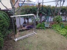施工前　お庭　様子　外構リフォーム