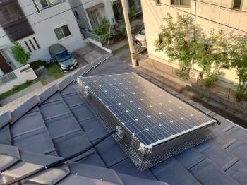 対策工事　完了　太陽光ﾊﾟﾈﾙ　下　鳩　侵入　出来ない