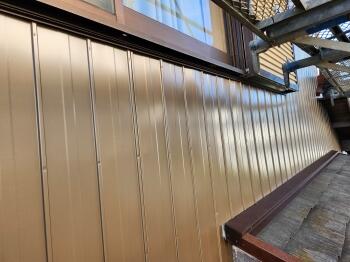 外壁　板金　張替え　各箇所　水切板金　取付　雨　入らない　対策　工事
