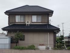 施工前　建物全景　西側　外壁　塗装　外装リフォーム工事