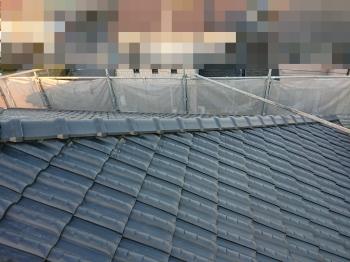 屋根　台風被害棟　修理完了