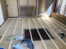 ﾌﾛｰﾘﾝｸﾞ　下地　ﾈﾀﾞ　施工　リフォーム