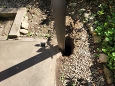 柱　基準　深さ　差し込み　