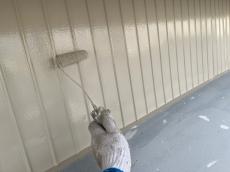 塗装　外壁　ﾄﾀﾝ　上塗り