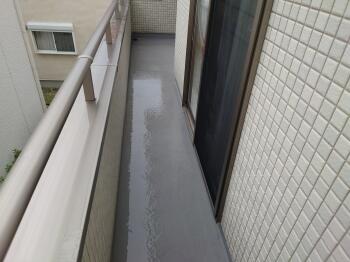 ﾍﾞﾗﾝﾀﾞ　清掃　完了