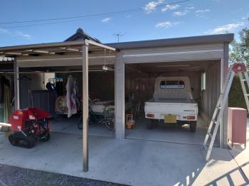 イナバ物置　建物　全景