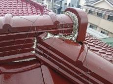 瓦　取り合い部　屋根　漆喰　剥がれ　雨　入り込む　恐れ　雨漏り