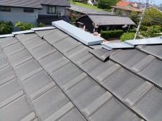 修理　屋根　瓦　桟瓦　半端瓦　ｽﾞﾚ下がり