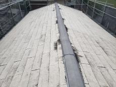 屋根　全景　屋根材　スレート　ｶﾗｰﾍﾞｽﾄ　アスベスト　石綿　メンテナンス必須