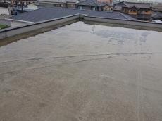 屋根　シート防水　汚れ　溜まる