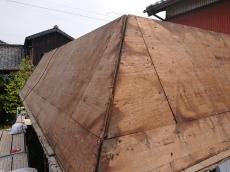 既設　瓦　桟木　ﾙｰﾌｨﾝｸﾞ　全て　剥がし　屋根