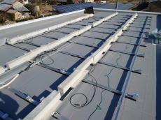 屋根　防水　太陽光パネル　設置工事　架台　設置　設計基準　ﾊﾞﾗｽﾄ　重り　乗せる　屋上