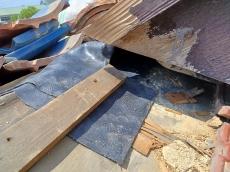 屋根　瓦　戻す前　防水ﾃｰﾌﾟ　雨仕舞　良く　施工　雨漏り