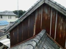 屋根　外壁板金　錆び　劣化　張り替え　修理　