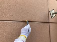 ALC外壁　目地部　ｺｰｷﾝｸﾞ　塗布前　プライマー材　塗布