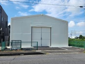 西尾市 M社様 テント倉庫新設工事 事例