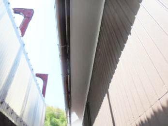 西尾市 M様邸 軒天板金平板張り工事(屋根点検及び修理)事例